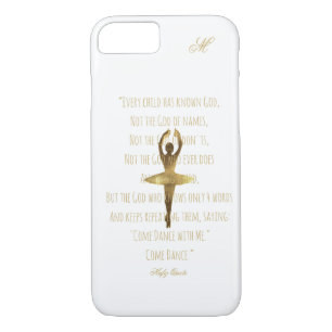 Case-Mate iPhone Case Citation de danseur classique de ballerine décorée