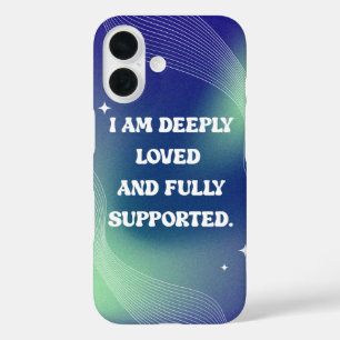 Coque Pour iPhone 16 Citation de motivation et d'amour de soi, Inspiran