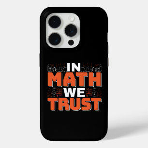 Coque iPhone 15 Pro Citation de professeur de mathématiques - En Math 