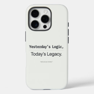 Coques iPhone 16 Pro Citation de programmeur Héritage de la logique d'h