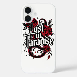 Coque Pour iPhone 16 Citation de style tatouage romantique foncé