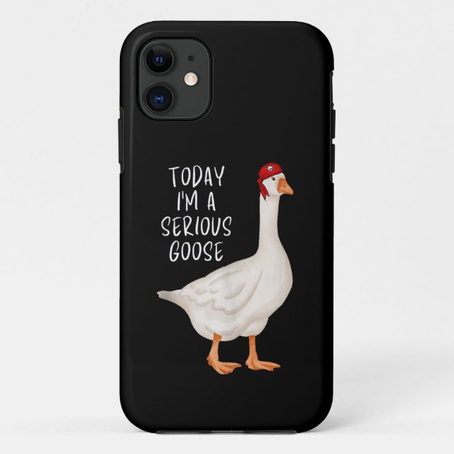 Coques Case-Mate iPhone Citation d'oie bête amusante Aujourd'hui je suis u (Dos)