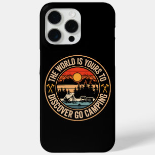 Coque iPhone 15 Pro Max Citation drôle de camping-feu de camp Smores