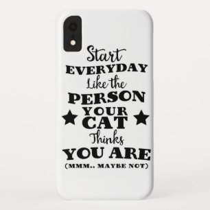 Case-Mate iPhone Case Citation drôle de chat domestique