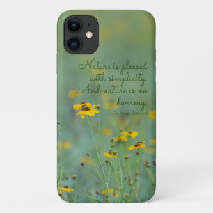 Case-Mate iPhone Case Citation inspirante Fleur sauvage jaune