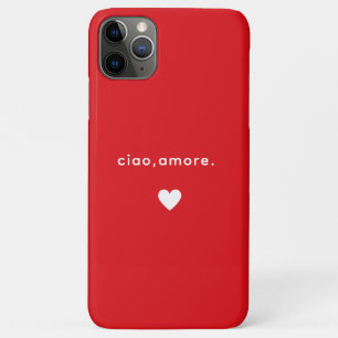 Case-Mate iPhone Case Citation Italienne Personnalisée Moderne Hi Love R