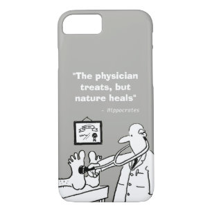 Coque iPhone 7 Citation Médicale et image amusante