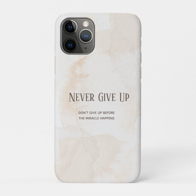 Coques Case-Mate iPhone Citation Motivation aquarelle (Dos)
