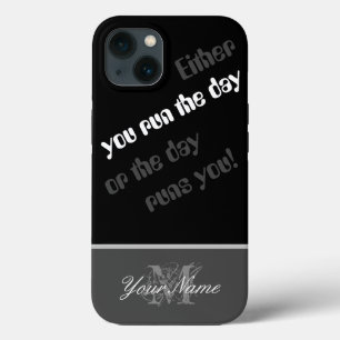 Case-Mate iPhone Case Citation motivationnelle : Vous courrez la journée