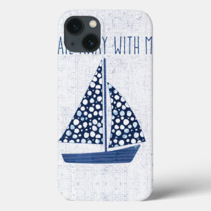 Etui iPhone 13 Citation Nautique Parcourez Avec Moi