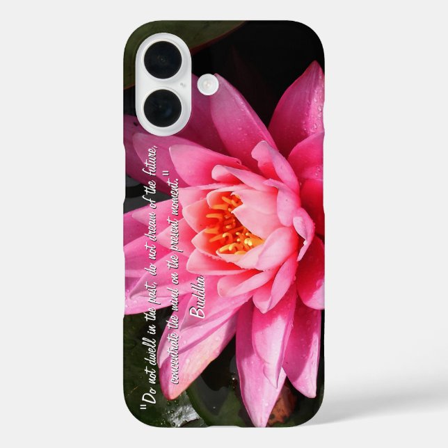 Coques Case-Mate iPhone Citations De Bouddha, Fleur De Lotus, Bouddha (Verso)