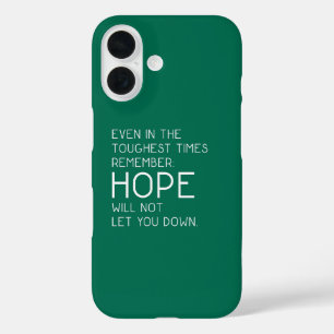 Coque Pour iPhone 16 Citations d'espoir