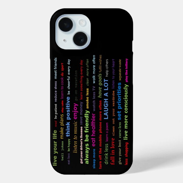 Coques Case-Mate iPhone Citations Motivationnelles du cas de téléphone coq (Verso)