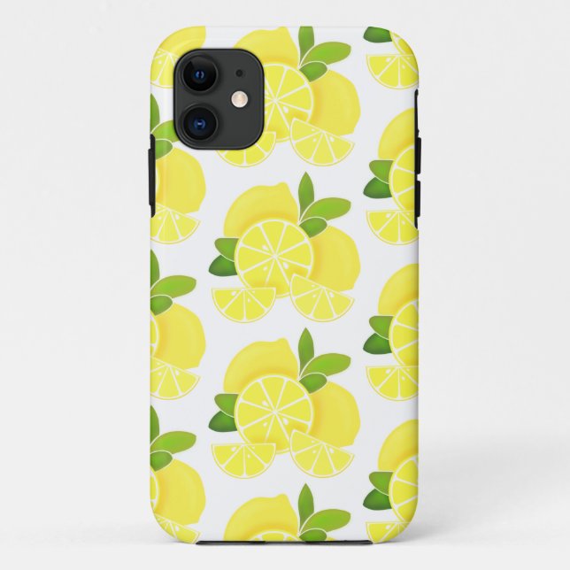 Coques Case-Mate iPhone Citron citron tranches de citron fruits tropicaux  (Dos)