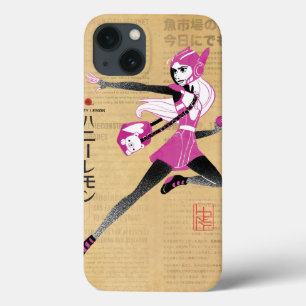Etui iPhone 13 Citron de miel sur la course