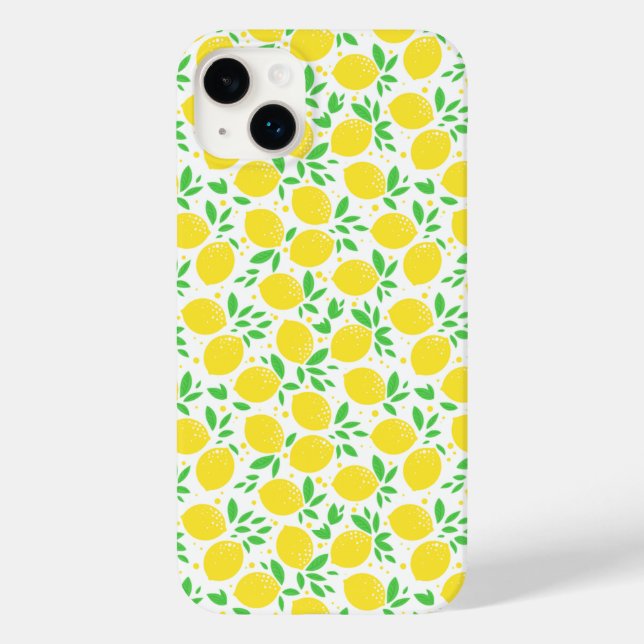 Coques Case-Mate iPhone Citron jaune (Verso)