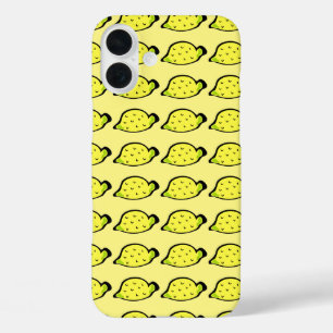 Coques iPhone 16 Plus Citrons de dessin Motif Jaune