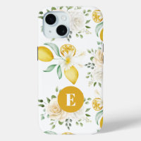 citrons Eucalyptus Roses Tendre Blush Monogramme