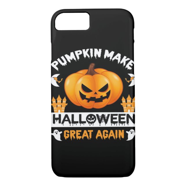 Coques Case-Mate iPhone Citrouille Rendre Halloween grand à nouveau (Dos)