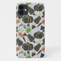 Citrouille sans soudure carotte motif noir et blan