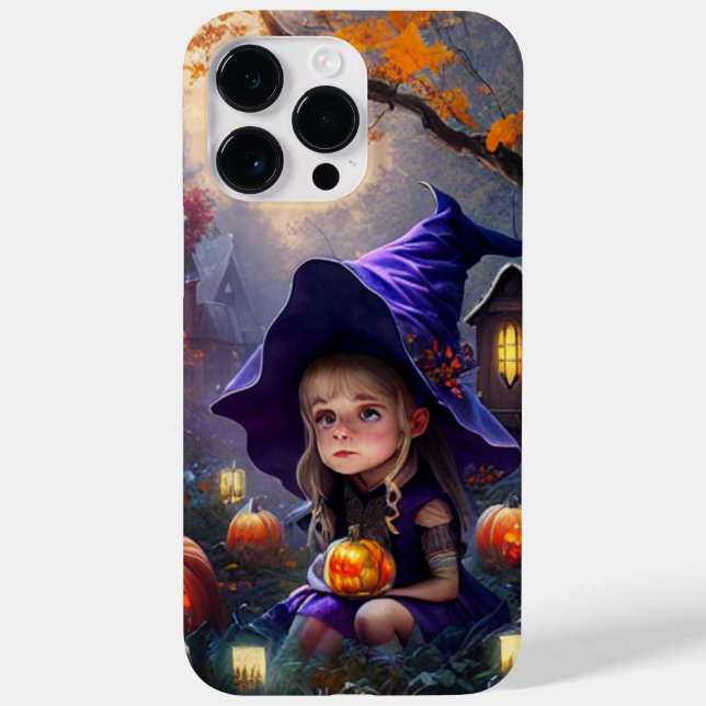 Coques Case-Mate iPhone citrouille/whimsical/Halloween/dessin animé (Verso)