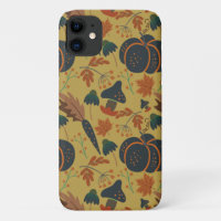 Citrouilles et carottes motif sans soudure