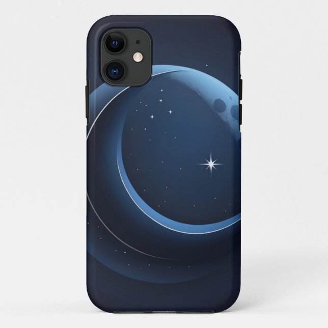 Coques Case-Mate iPhone Clair de Lune : Élégance Nocturne (Dos)