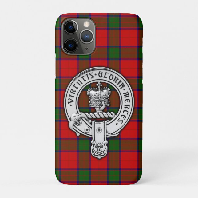 Coques Case-Mate iPhone Clan Donnachaidh (Robertson) Crest & Tartan (Dos)