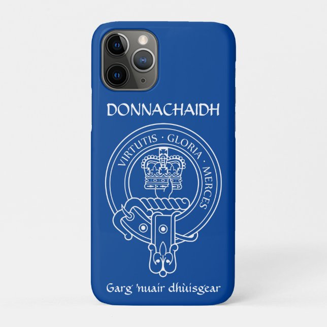 Coques Case-Mate iPhone Clan Donnachaidh (Robertson) Crest & War Cry. (Dos)