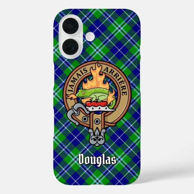 Coques Case-Mate iPhone Clan Douglas Crest sur Tartan (Verso)