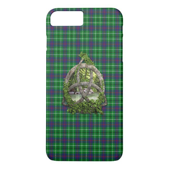 Coques Case-Mate iPhone Clan Duncan Tartan Celtic Trinity (Dos)