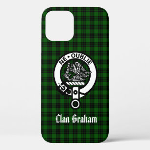 Case-Mate iPhone Case Clan Graham Crest Badge et Tartan