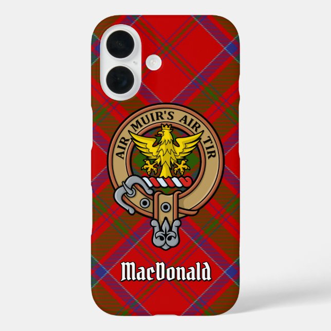 Coques Case-Mate iPhone Clan MacDonald de Keppoch Crest (Verso)