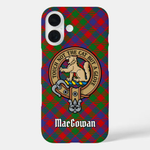 Coque Pour iPhone 16 Clan MacGowan Crest sur Tartan