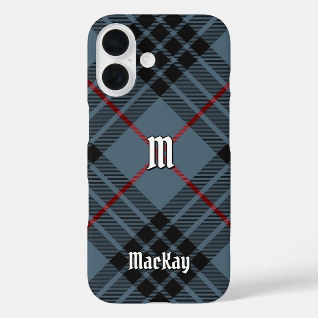 Coques Case-Mate iPhone Clan MacKay Blue Tartan (Verso)