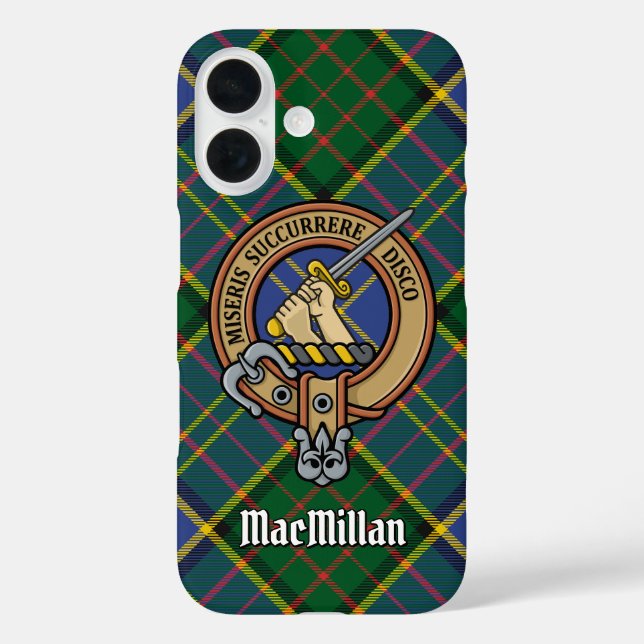 Coques Case-Mate iPhone Clan MacMillan Crest sur la chasse Tartan (Verso)