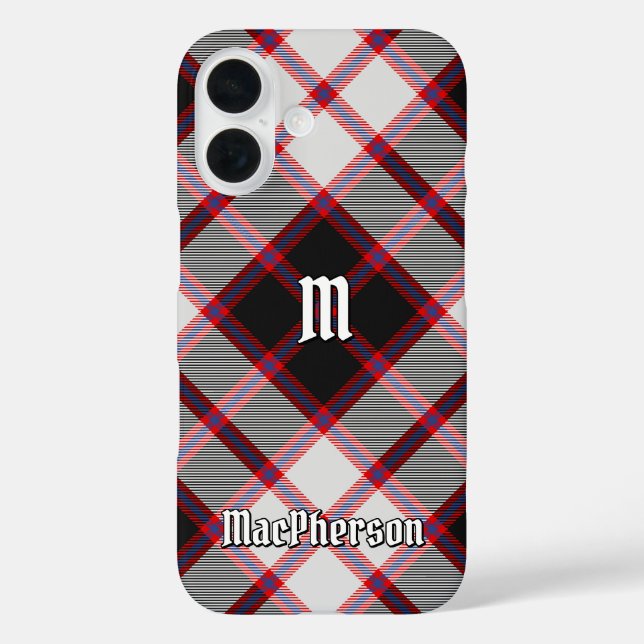 Coques Case-Mate iPhone Clan MacPherson Chasse Tartan (Verso)