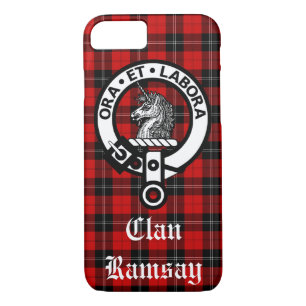 Case-Mate iPhone Case Clan Ramsay Crest Badge et Tartan personnalisable