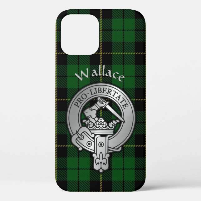 Coques Case-Mate iPhone Clan Wallace Crest & Hunter Tartan (Verso)