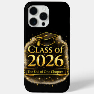 Coque iPhone 15 Pro Max Class of 2026 Premium Graduation Gift Phone Case