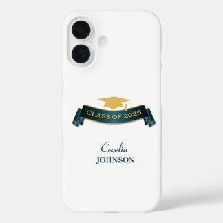 Coque Pour iPhone 16 Classe de 2025 Graduation