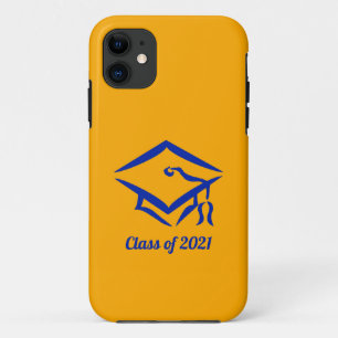 Case-Mate iPhone Case Classe de fin d'études de 2021 GLDBLU