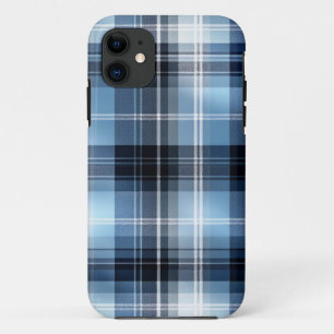 Case-Mate iPhone Case Classic Blue Plaid Motif - Design Tartan tendance