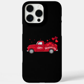 Coques iPhone 16 Pro Max Classic Red Truck Happy Valentine's Day Farmhouse 