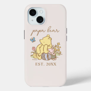Coque Pour iPhone 15 Classic Winnie l'Ooh Papa Bear - Nouveau père