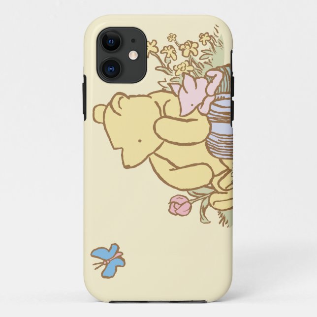 Coques Case-Mate iPhone Classic Winnie l'Ourson et le Piglet 1 (Dos)