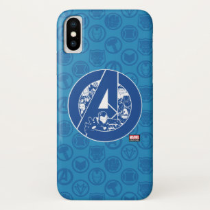 Case-Mate iPhone Case Classique Avengers   Avengers Outlines In logo