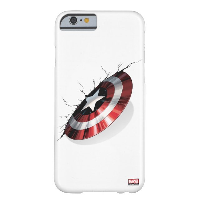 Coques Case-Mate iPhone Classique Avengers | Captain America Bouclier Frap (Dos)