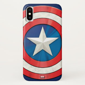 Case-Mate iPhone Case Classique Avengers | Captain America Brusted Shiel