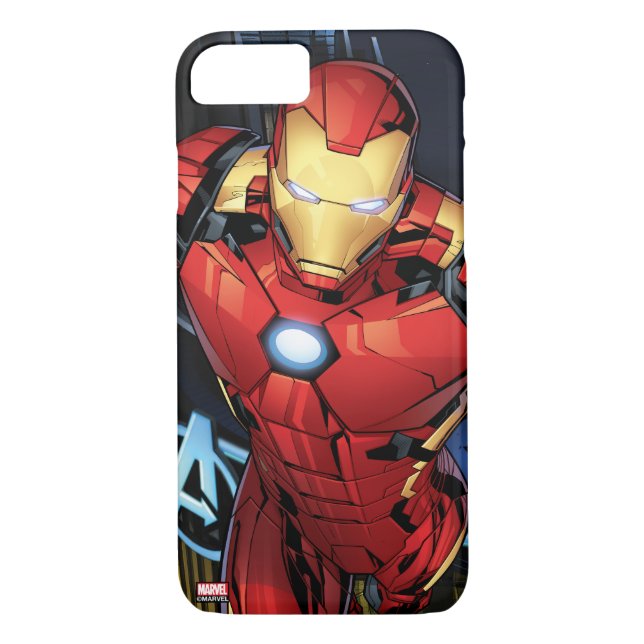 Coques Case-Mate iPhone Classique Avengers | Iron Man Flying Forward (Dos)